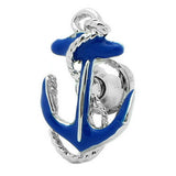 It's a cute Blue Anchor Lapel Pin. To get this cute Lapel Pin, place an order on the website. Size: Approximately 1" × 5/8" inch. Material: Tin alloy / Western white / Rhodium plating / Epoxy resin. Color: Silver & Blue. Model: P0150