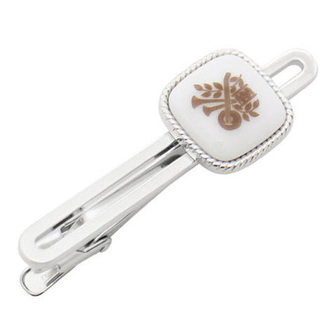 Royal Copenhagen Music Instrument & leaf Tie ClipsRoyal Copenhagen meets Tokyo Cufflinks! Royal Copenhagen – Purveyor to Her Majesty the Queen of Denmark since 1775. Manufacturer of hand-painted porcelain in dinnerware, figurines, collectibles. These Cufflinks are hand made in Japan from high-quality sturdy rhodium. The cufflinks will come in a beautiful cufflink box. Buy Unique Tie Pins Online and Get Free Shipping all over the USA.