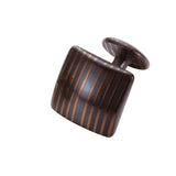 SUWADA BLACKSMITH WORKS, INC. has developed a new material that is laminated steel, processed in three-dimensional shapes – these products will shine for a hundred years. Skilled craftsmen have cut the layer of laminated steel in vertical lengths for the cuff links, and horizontally for the buttons. After this procedure, they are then polished by hand.