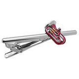 It's a cute Wine Red Tuba Tie Clips. It comes in three different colors and in a beautiful box. This Tie Clip will add another feather in your exclusive collection. Size: Approximately 2 5/16" X 7/8" inch. Material: Tin alloy / Brass / Plating process / Epoxy resin. Color: Silver, Red & Yellow. Model: T0050
