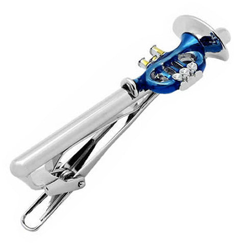It's a cute Blue Trumpet Tie Clips. It's a unique tie clip from Tokyo Cufflinks. Buy on the website and enrich your tie clips collection. Buy Online Tie Clips and Get Free Shipping.