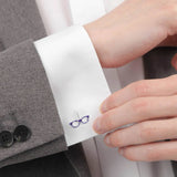 Purple Glasses Cufflinks