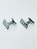 Authentic GEORG JENSEN Denmark #115 Sterling Silver 925 Cufflinks