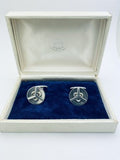 Georg Jensen. Art deco Sterling Silver Cufflinks #41- Oscar Gundlach-Pedersen.