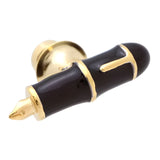 Gold & Black Fountain Pen Lapel Pin