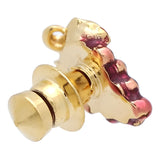 Gold Grapes Lapel Pin