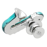 Blue Saxphone Lapel Pin