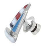 Marine Color Yacht Lapel Pin