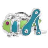 Green Grasshopper Lapel Pin