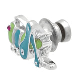 Green Grasshopper Lapel Pin