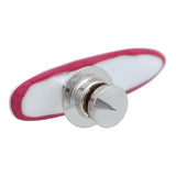 Red Long Surfboard Lapel Pin
