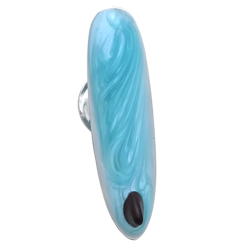 Blue Long Surfboard  Lapel Pin