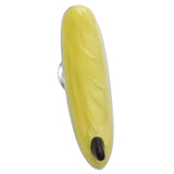 Yellow Long Surfboard Lapel Pin