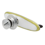 Yellow Long Surfboard Lapel Pin