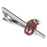 Red Tuba Tie Clip