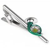 Green Horn Tie Clip