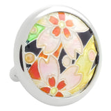 Sakura Yellow Sterling Silver Cufflinks