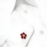 Plum Blossom Sterling Silver Cufflinks