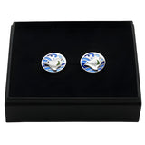 Seagull & Waves Sterling Silver Cufflinks