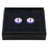 Ikari Anchor Sterling Silver Cufflinks