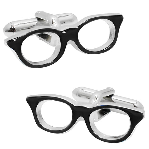 Black Glasses Cufflinks