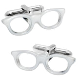 White Glasses Cufflinks