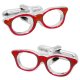 Red Glasses Cufflinks