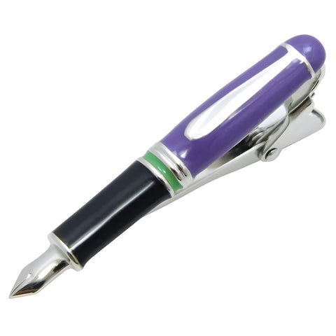 Evangelion Purple Fountain Pen Tie Clip