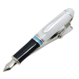 Evangelion White Fountain Pen Tie Clip