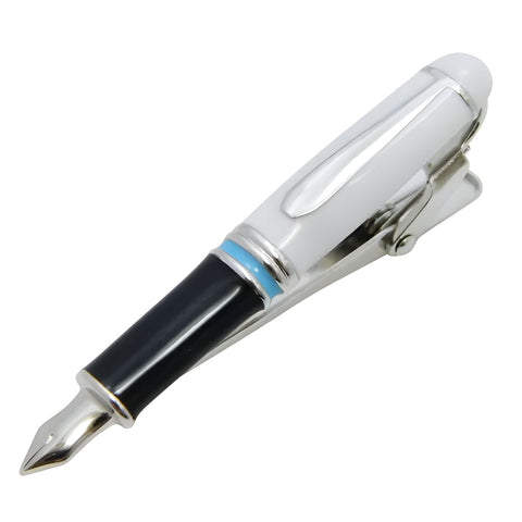 Evangelion White Fountain Pen Tie Clip