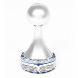 Edo Kiriko Kiku Blue Cufflinks