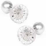 Edo Kiriko Kiku Crystal Cufflinks