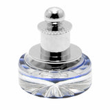 Edo Kiriko Kiku Blue Lapel pin