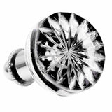 Edo Kiriko Kiku Black Lapel Pin