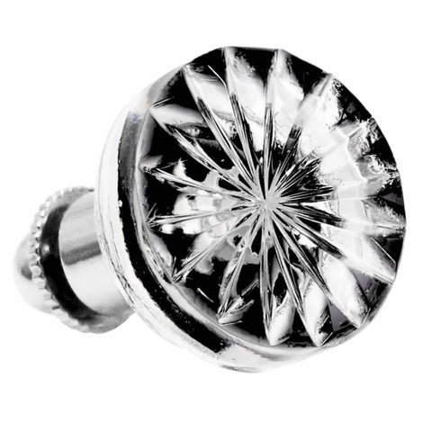 Edo Kiriko Kiku Black Lapel Pin