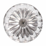 Edo Kiriko Kiku White Lapel Pin