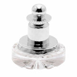 Edo Kiriko Kiku White Lapel Pin