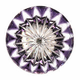 Edo Kiriko Kiku Purple Lapel Pin