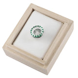 Edo Kiriko Kiku Green Pins Matcha