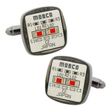 Moeco White Circuit Cufflinks