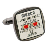 Moeco White Circuit Cufflinks