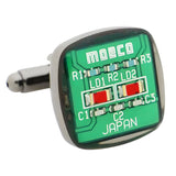 MOECO Green Circuit Cufflinks