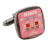 Moeco Pink Circuit Cufflinks