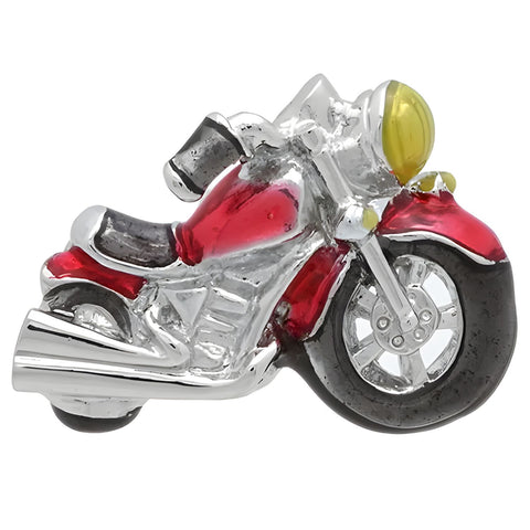 Red Motorcycle Lapel Pin