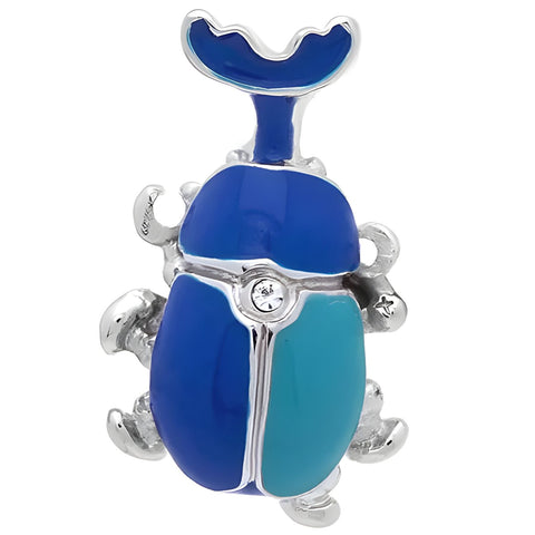 Blue Beetle Lapel Pin