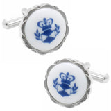 Royal Copenhagen Crown Cufflinks