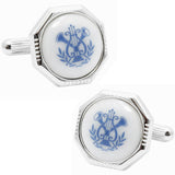 Royal Copenhagen Horn & Leaf Cufflinks