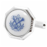 Royal Copenhagen Horn & Leaf Cufflinks