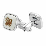 Royal Copenhagen Instruments & leaf Cufflinks