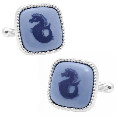 Royal Copenhagen Sea Horse Cufflinks